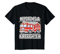 Mi papá es un Bombero Orgulloso camión de Bomberos niño Camiseta