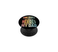 Mi Papá es un Héroe - Día del Padre PopSockets PopGrip Adhesivo