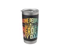 Mi Papá es un Héroe - Día del Padre Vaso térmico de acero inoxidable de doble pared