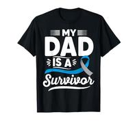 Mi papá es un sobreviviente orgulloso t1d papá Tipo 1 Conciencia de la diabetes Camiseta