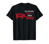 Mi papá huele a Barbacoa, Divertido día del Padre, Parrilla Familiar Camiseta
