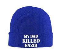 Mi Papá Mató Nazis Unisex Gorro De Punto Cálido Gorro Invierno Deportivo Gorros con Vuelta para Deportes Pasear Al Perro Clima Frío