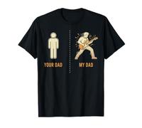 Mi papá mece a tu papá no es música Divertida Camiseta