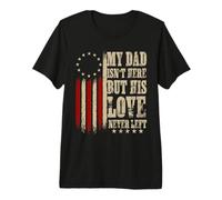 Mi papá no está aquí Pero su Amor Nunca dejó Memorial Dad Camiseta Premium