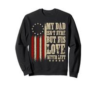 Mi papá no está aquí Pero su Amor Nunca dejó Memorial Dad Sudadera