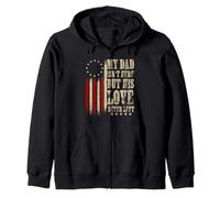 Mi papá no está aquí Pero su Amor Nunca dejó Memorial Dad Sudadera con Capucha