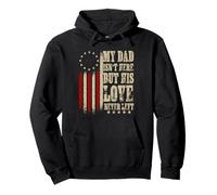 Mi papá no está aquí Pero su Amor Nunca dejó Memorial Dad Sudadera con Capucha