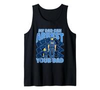 Mi papá Puede arrestarte papá Policía Oficiales de policía Coche de policía Camiseta sin Mangas