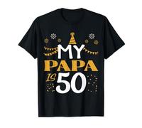 Mi papá tiene 50 años 50 cumpleaños 1975 50 años Padre papá Camiseta