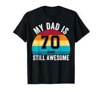 Mi papá tiene 70 años y sigue siendo impresionante papá papá retro del 70 cumpleaños Camiseta