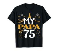 Mi papá tiene 75 años 75 cumpleaños 1950 75 años Padre papá Camiseta