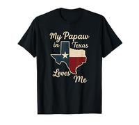 Mi Papaw En Texas Me Ama Amor Texano Camiseta