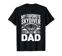 Mi Paracaidista Favorito me Llama papá Divertido Paracaidismo día del Padre Camiseta
