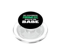 Mi paramédico Favorito me Llama nena Novia Novio EMS PopSockets PopGrip para MagSafe