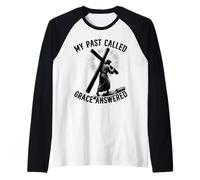Mi Pasado Llamado Gracia Respondió Jesús Cristianismo Fe Camiseta Manga Raglan
