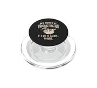 Mi pasatiempo es la procrastinación Divertido PopSockets PopGrip para MagSafe