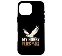 Mi pasatiempo Vuela a 100 mph Falcon Bird of Prey Hunter Carcasa para iPhone 16 Pro MAX