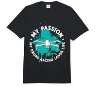 Mi pasión: mi Amante de Las Carreras de Drones FPV, cuadricópteros Comfort Colors Adult Heavyweight T-Shirt