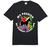 Mi Pasión Mi Amante del Burro Vida Animales De Granja Amante De Bur Comfort Colors Adult Heavyweight T-Shirt