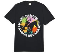 Mi pasión, mi Bienestar Animal, Amante de los Animales, rescatador de Animales Comfort Colors Adult Heavyweight T-Shirt