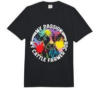 Mi Pasión Mi Ganadero Trabajo Ganadería Ganadero Comfort Colors Adult Heavyweight T-Shirt