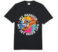 Mi pasión Mi Jet Skier La Vida ama el esquí acuático Jet Skier Comfort Colors Adult Heavyweight T-Shirt