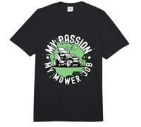 Mi pasión Mi Trabajo de cortacésped ama el paisajismo Jardinería Cortacésped Comfort Colors Adult Heavyweight T-Shirt