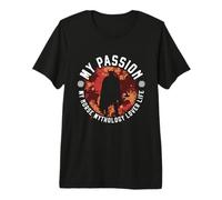 Mi Pasión Mi Vikingo Valquiria Nórdica Diosa Mitología Nórdica Camiseta Premium