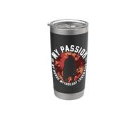 Mi Pasión Mi Vikingo Valquiria Nórdica Diosa Mitología Nórdica Vaso térmico de acero inoxidable de doble pared