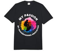 Mi Pasión Mi Wakeboarder La Vida Ama Wakeboard Wakeboarder Comfort Colors Adult Heavyweight T-Shirt