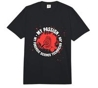 Mi Pasión Mis Huellas Dactilares Investigación Ciencia Forense Comfort Colors Adult Heavyweight T-Shirt