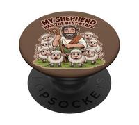 Mi pastor tiene el mejor personal PopSockets PopGrip Adhesivo