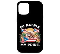 Mi Patria My Pride Patrimonio Puertorriqueño Coquí & Diseño Bandera Carcasa para iPhone 12/12 Pro
