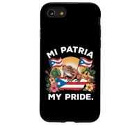 Mi Patria My Pride Patrimonio Puertorriqueño Coquí & Diseño Bandera Carcasa para iPhone SE (2020) / 7 / 8