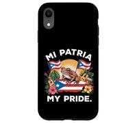 Mi Patria My Pride Patrimonio Puertorriqueño Coquí & Diseño Bandera Carcasa para iPhone XR