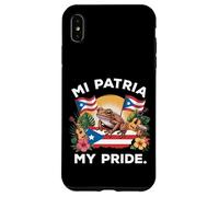 Mi Patria My Pride Patrimonio Puertorriqueño Coquí & Diseño Bandera Carcasa para iPhone XS Max