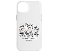 Mi paz te dejo contigo, mi paz te doy cita en español Carcasa para iPhone 14 Plus