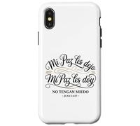 Mi paz te dejo contigo, mi paz te doy cita en español Carcasa para iPhone X/XS