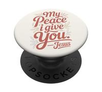 Mi Paz te doy. Jesús PopSockets PopGrip Adhesivo
