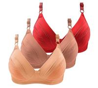 Mi pedido Conjunto de sujetador deportivo con aros para mujer, cómodo y transpirable, sujetador de yoga, sujetador para mujer, para dormir, yoga, gimnasio, al aire libre, fitness, ropa de embarazo, b