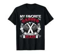 Mi peluquero favorito me llama papá Día del Padre Camiseta