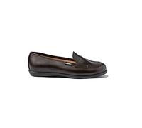 MI PEQUEÑA Zapatos Colegiales de Niña Color Chocolate | Mocasines Fabricados en Piel | Talla 35 hasta la 40 | Hecho en España