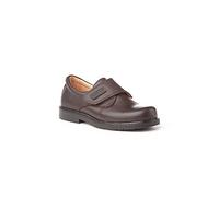 MI PEQUEÑA Zapatos Colegiales de Piel para Niño Color Chocolate Talla 35