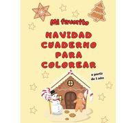 Mi pequeño libro favorito de Navidad para colorear Libro de Navidad para colorear para niños a partir de 1 año: Libro para colorear diseñado con ... y la motricidad (Weihnachten für Kinder)