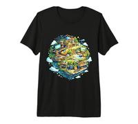 Mi pequeño Mundo Lleno de Hobbies. Camiseta Premium