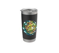 Mi pequeño mundo lleno de hobbies. Vaso térmico de acero inoxidable de doble pared