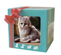 Mi Perrito Robot Realista con Pelo Suave, El Perro Robot Actúa como un Perrito de Verdad, para Niños y Adultos, Fiestas, Diversión Interactiva y Cumpleaños Grey Cat