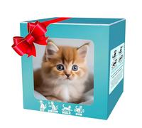 Mi Perrito Robot Realista con Pelo Suave, El Perro Robot Actúa como un Perrito de Verdad, para Niños y Adultos, Fiestas, Diversión Interactiva y Cumpleaños Yellow Cat