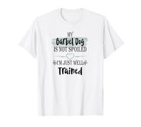 Mi Perro Barbet no está mimado Estoy Bien entrenado Humor Mascota Camiseta