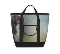 Mi perro de montaña bernés de todos los días,Bolsas de almuerzo de gran capacidad, bolsa de mano térmica para mujeres, hombres, trabajo, picnic, viajes.